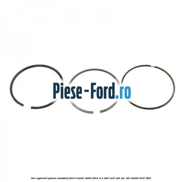 Set segmenti piston standard Ford Transit 2006-2014 2.2 TDCi RWD 125 cai  #48C6A04060